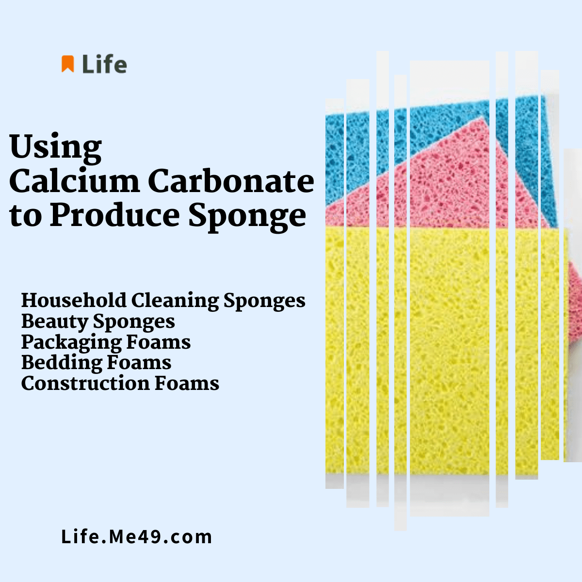 Using Calcium Carbonate to Produce Sponge
